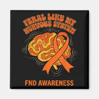 Retro Groovy Feral Nervous System FND Awareness