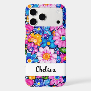 Retro Groovy Floral Personalized