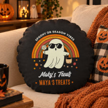 Retro Groovy Ghost Sunglasses Daisy Spooky Name