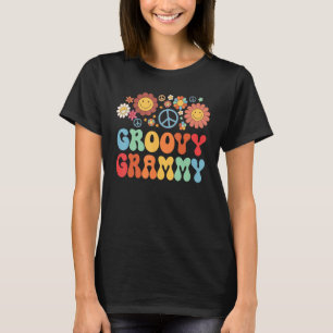 Retro Groovy Grammy Matching Family 1st Birthday P T-Shirt