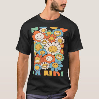 Retro Groovy Grandpa Groovy Birthday Party Matchin T-Shirt