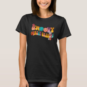 Retro Groovy Great Grandpa Colorful 60s 70s Hippie T-Shirt