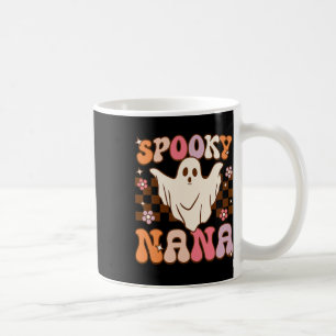 Retro Groovy Halloween Ghost Spooky Nana Costume Coffee Mug