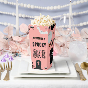 Retro Groovy Halloween spooky one first birthday Favour Box