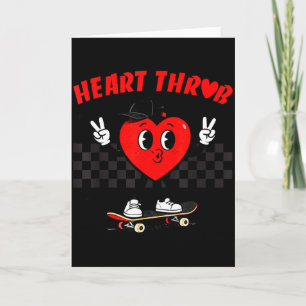 Retro Groovy Heart Throb Valentines Day Toddlers B Card