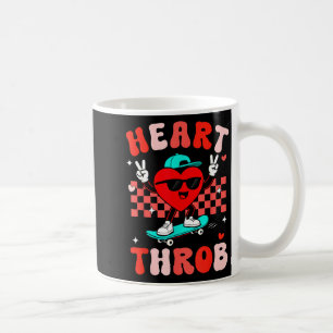 Retro Groovy Heart Throb Valentines Day Toddlers B Coffee Mug
