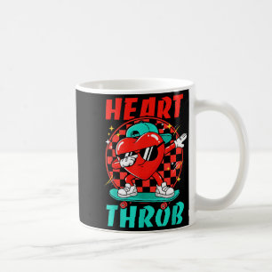 Retro Groovy Heart Throb Valentines Day Toddlers B Coffee Mug