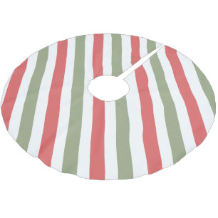 Retro Groovy Holly Jolly Vibes Holiday Brushed Polyester Tree Skirt