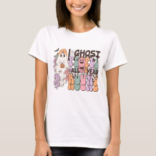 Retro Groovy I Ghost People All Year Around Shirt