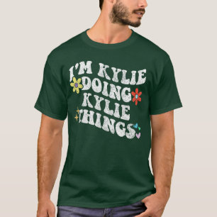 Retro Groovy Im Kylie Doing Kyliehings Funny Mothe T-Shirt