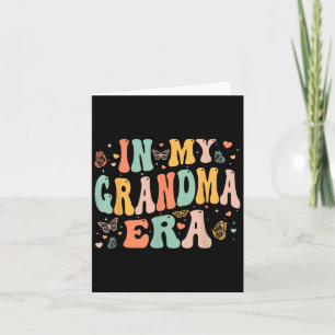 Retro Groovy In My Grandma Era Mother's Day Women  Card