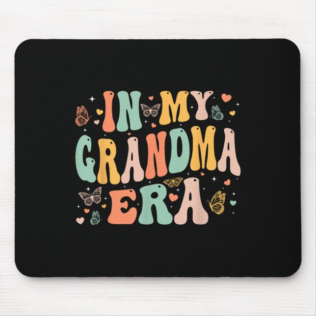 Retro Groovy In My Grandma Era Mother's Day Women  Mouse Mat (Front)