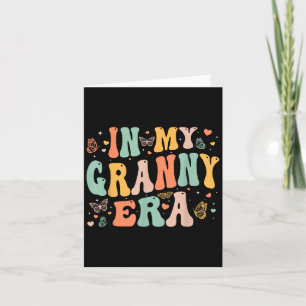 Retro Groovy In My Granny Era Mother's Day Women  Card