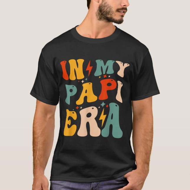 Retro Groovy In My Pa Era Funny Father's Day Mens  T-Shirt (Front)