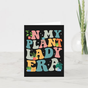 Retro Groovy In My Plant Lady Era Xmas Gardening P Card
