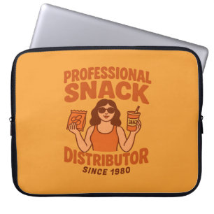 Retro Groovy Mom Professional Snack Distributor Laptop Sleeve
