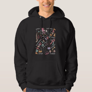 Retro Groovy Physical Therapy PT Exercise DPT Ther Hoodie