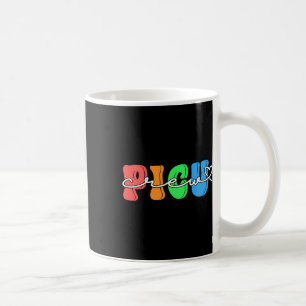 Retro Groovy Picu Crew Valentine Pediatric Intensi Coffee Mug