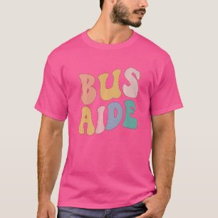 Retro Groovy School Bus Squad Back To School Bus A T-Shirt