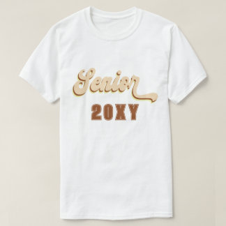 Retro Groovy Senior Custom Year Graduation T-Shirt