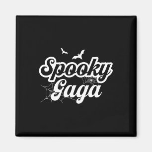 Retro Groovy Spooky Gaga Halloween Witch Mum Grand Magnet