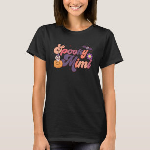 Retro Groovy Spooky Mimi Cool Grandma  Halloween T-Shirt