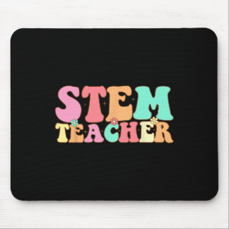 Retro Groovy Stem Teacher Stem Day Specials Squad  Mouse Mat