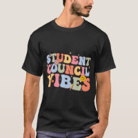 Retro Groovy Student Council Vibes School Student