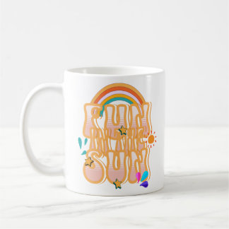 Retro Groovy Summer Sun Coffee Mug