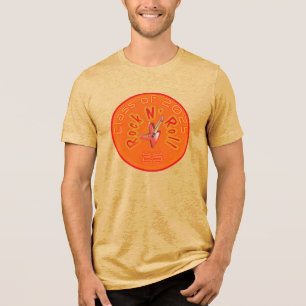 Retro Groovy Throwback Rock N Roll Tri-Blend Shirt