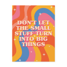 Retro Groovy Waves With Mindfulness Mantra