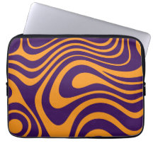 Retro Groovy Wavy Pattern Design