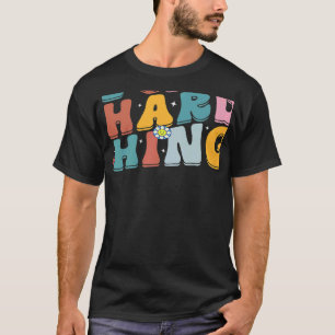Retro Groovy We Can Do Hard Things Back To School  T-Shirt