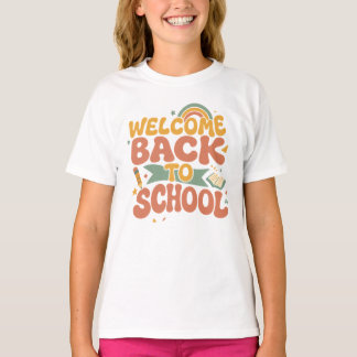 Retro Groovy Welcome Back to School T-Shirt