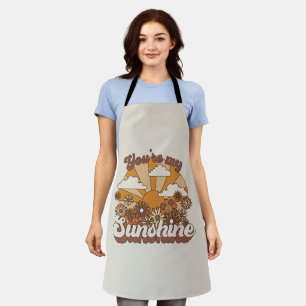 Retro Groovy   You're my Sunshine Apron