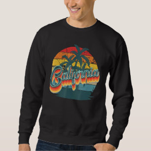 Retro Grunge California Distressed California 70s Sweatshirt