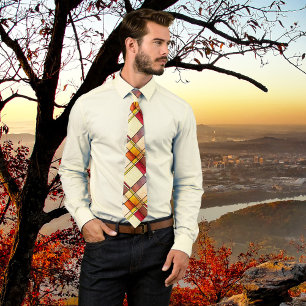 Retro Grunge De Stijl Art Deco Leaded Glass Tie