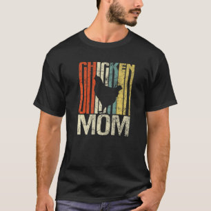 Retro Grunge Farmers Chicken Mum Chicken T-Shirt