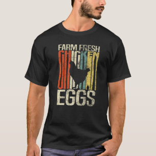 Retro Grunge Farmers Fresh Chicken Eggs T-Shirt