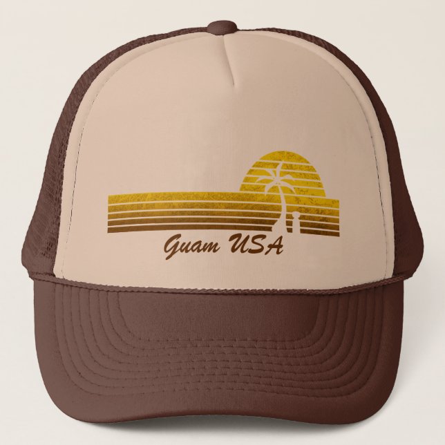 Retro Guam Trucker Hat (Front)