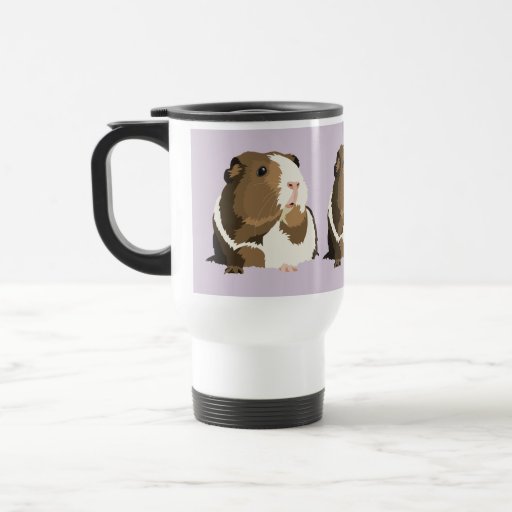 Image of Retro Guinea Pig 'Betty' Travel Mug