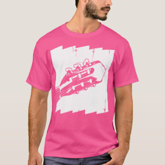 Retro Guitar Acoustic Guitar Player T-Shirt