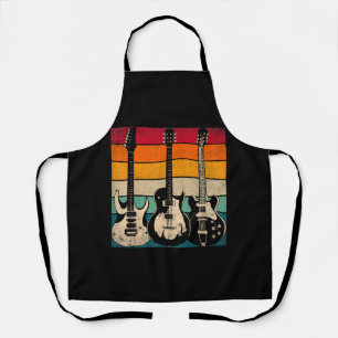 Retro Guitar  Apron