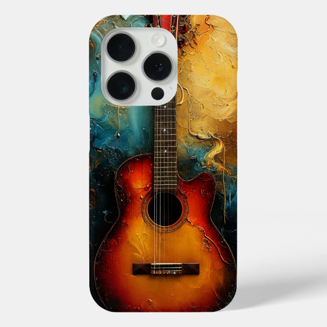 Retro guitar art Case-Mate iPhone case (Back)