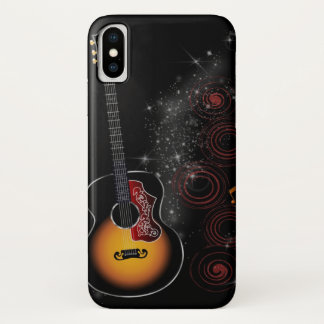 Retro Guitar iPhone X Case