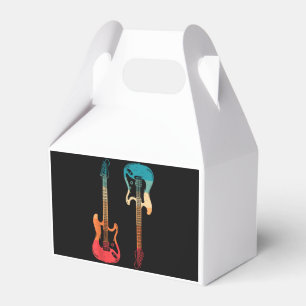Retro Guitar Guitarist Electric Bass Guitar Rock M Favour Box