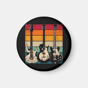 Retro Guitar  Magnet