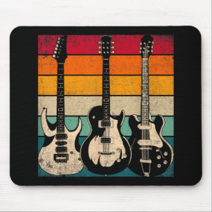 Retro Guitar  Mouse Mat