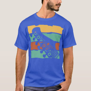 Retro Guitar Musician Bass Guitarist Guitar Player T-Shirt