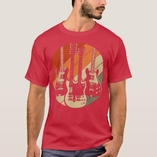 Retro Guitar Player Guitarist Musical Instrument G T-Shirt